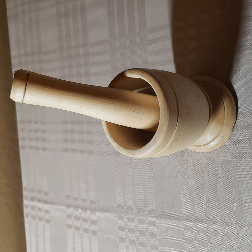 Wood Mortar and Pestle 💥